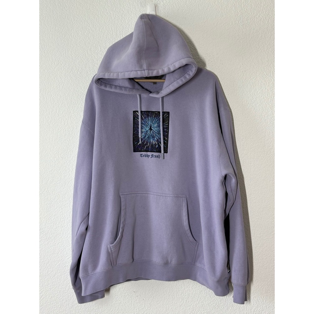 Teddy Fresh X Magic The Gathering TF H3H3 Hoodie 3XL Purple Embroidered Logo - Picture 1 of 11